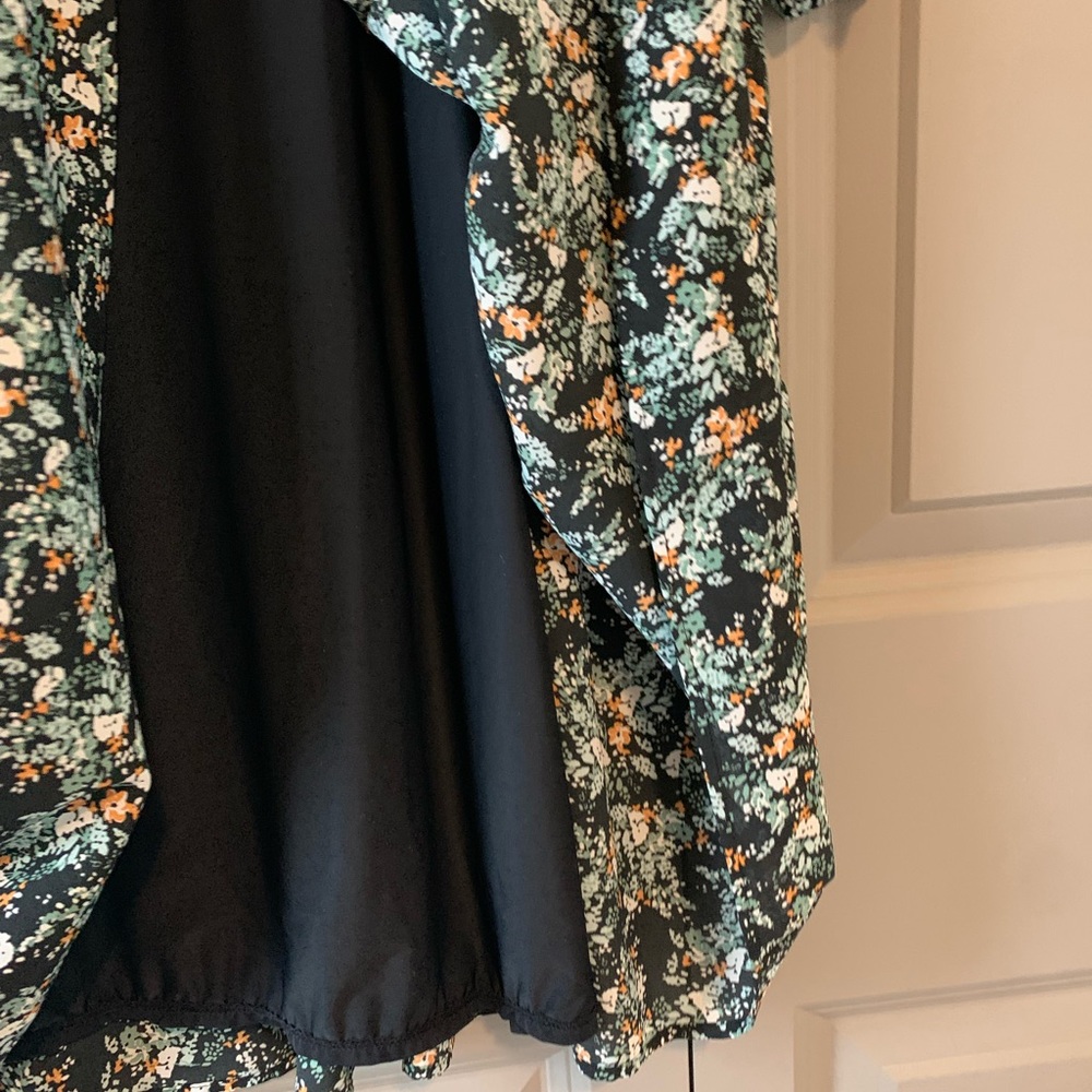 Banana Republic Swing Green Floral Shift Dress. Size medium. - Picture 7 of 7